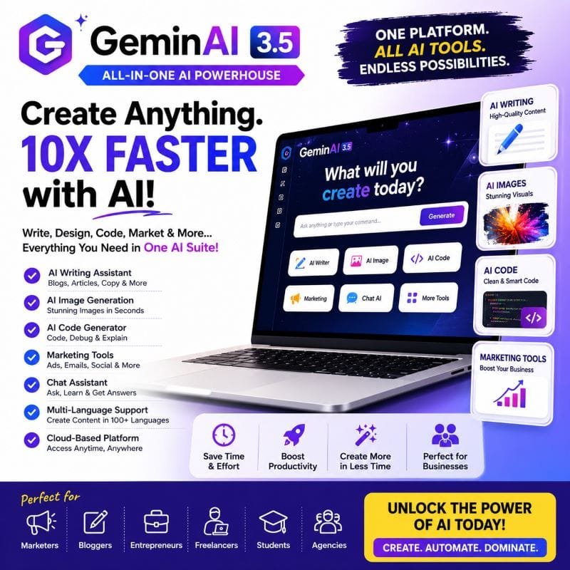 GeminAI 3.5 Review: Is This All-In-One AI Bundle Really Worth The Hype?